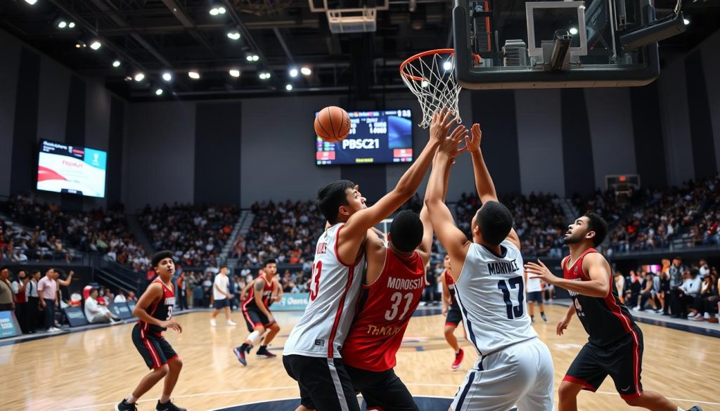 pertandingan bola basket