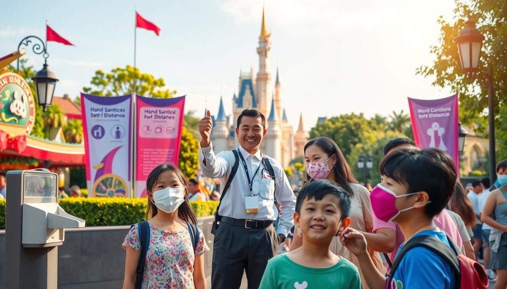 Protokol Kesehatan di Disneyland Protokol Kesehatan di Disneyland