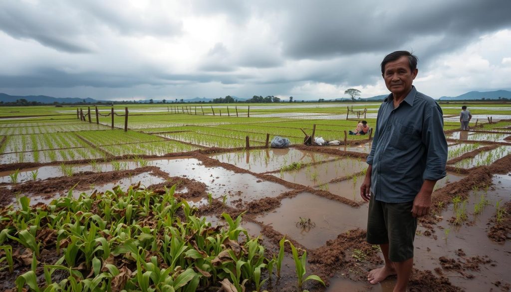 dampak banjir pertanian