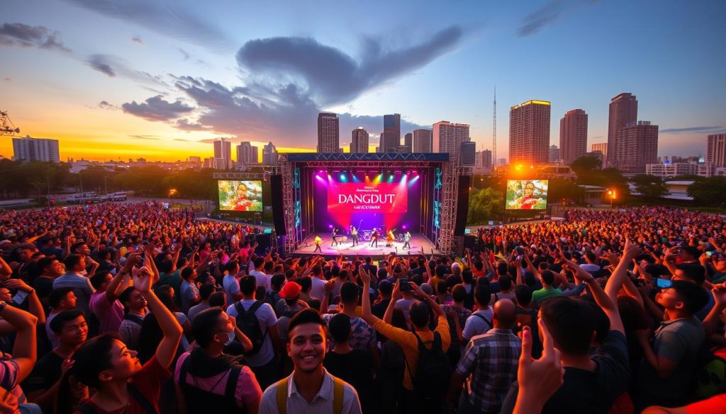 harapan penonton konser dangdut